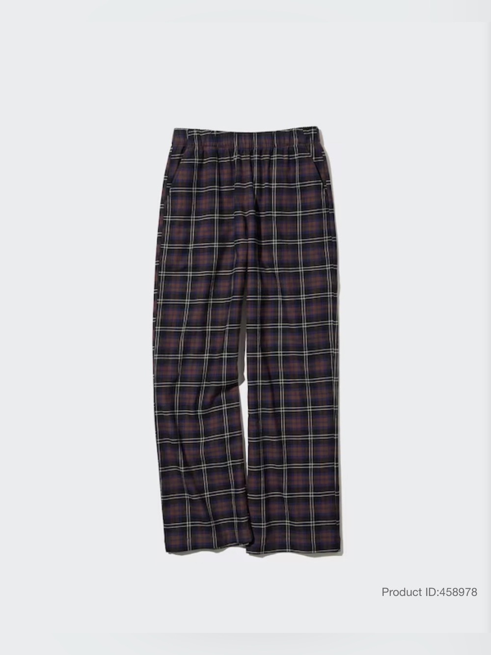 Uniqlo Flannel Checked Pants NWT